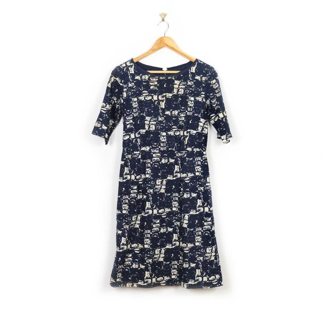 Toast Women's Midi Dress - Blue/Navy - 10 on Productcaster.