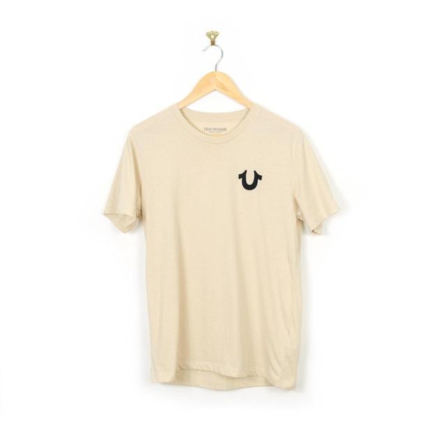 True Religion Men's T-shirt - Cream - S on Productcaster.