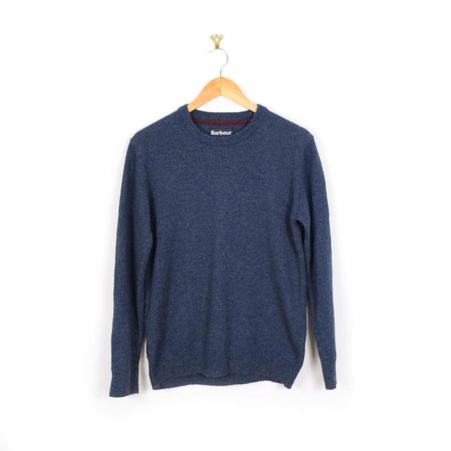 Barbour Men's Jumper - Blue/Navy - S on Productcaster.