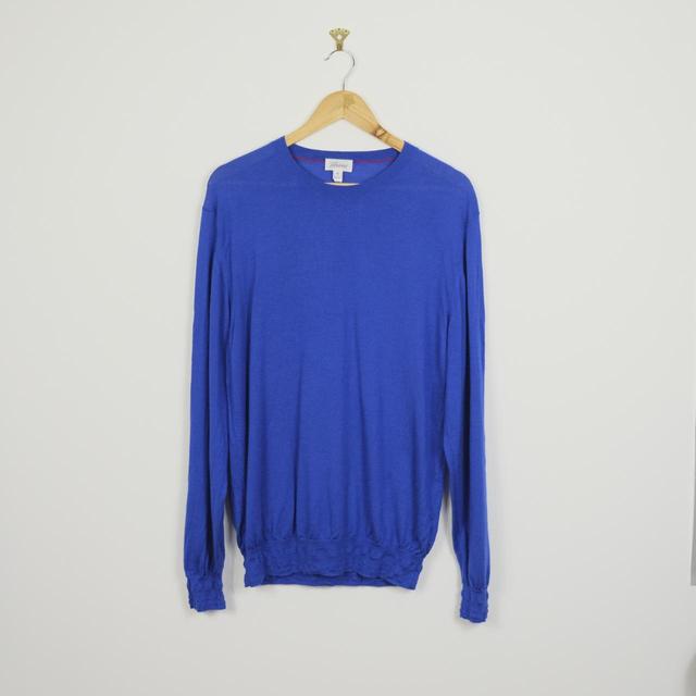 Brioni Men's Jumper - Blue - XL on Productcaster.