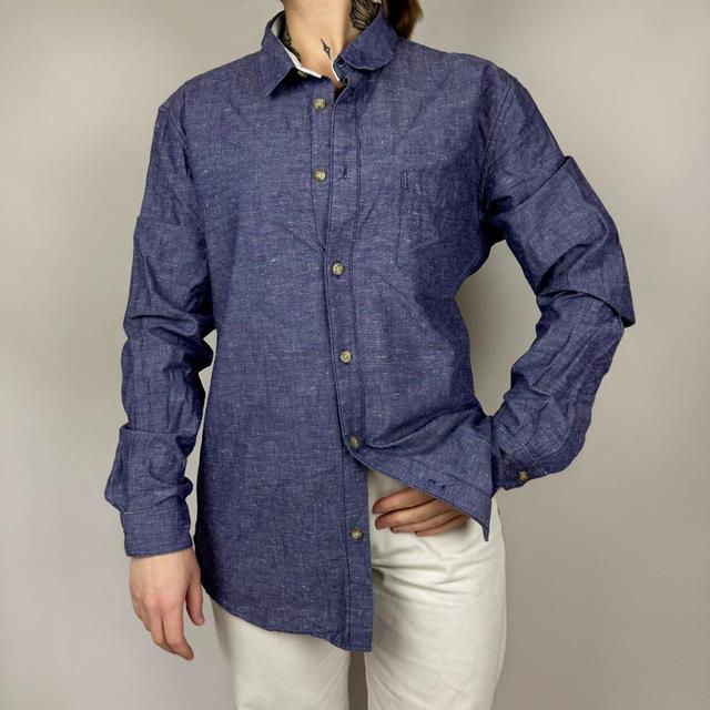 Samsøe Samsøe Men's Shirt - Blue - M on Productcaster.