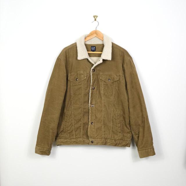 Gap Men's Bomber Jacket - Tan/Brown - XL on Productcaster.