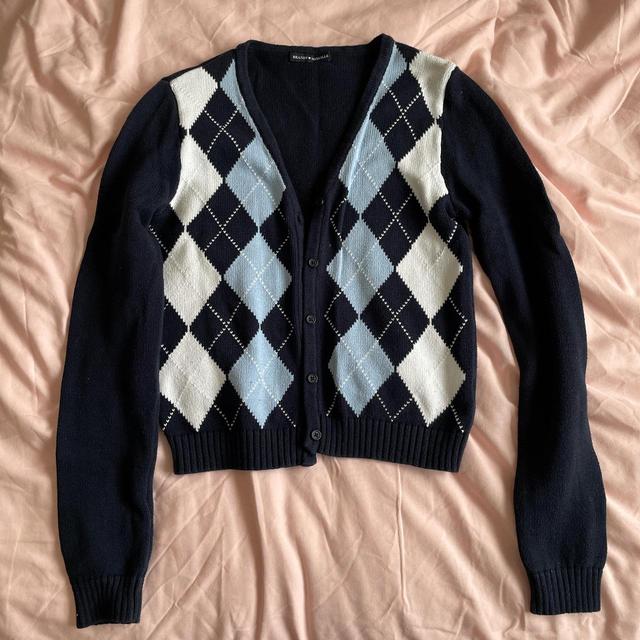 Brandy Melville Women's Cardigan - Navy/Blue - One size on Productcaster.