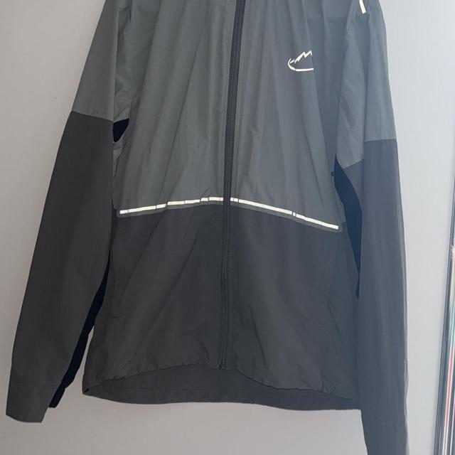 Men's Lightweight Jacket - Grey/Black - L on Productcaster.