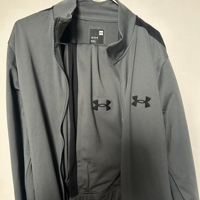 Under Armour Men's Jacket - Grey/Black - L on Productcaster.