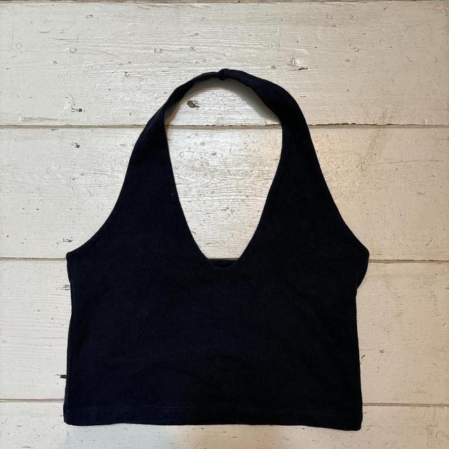 Brandy Melville Women's Crop top - Navy - One size on Productcaster.