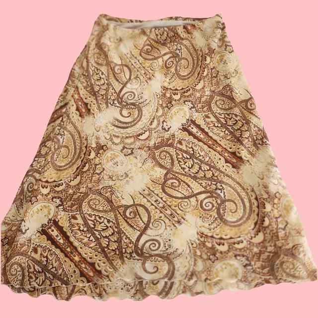 Women's Midi Skirt - Brown - UK 12 on Productcaster.