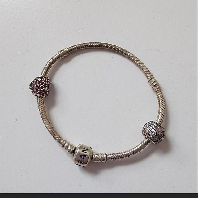 PANDORA Women's Bracelet - Pink on Productcaster.