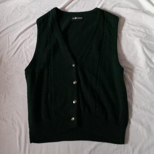 Sag Harbor Women's Cardigan - Green/Gold - 14 on Productcaster.