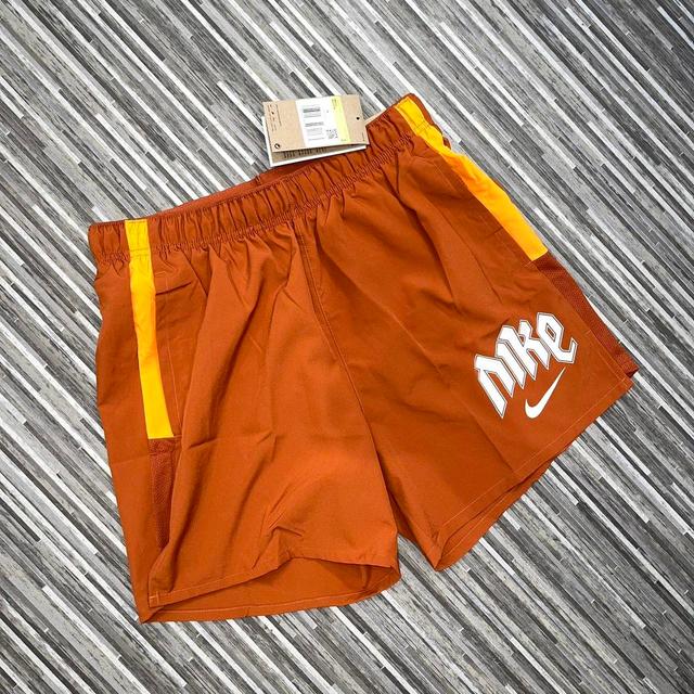 Nike Men's Shorts - Orange/Red - S on Productcaster.