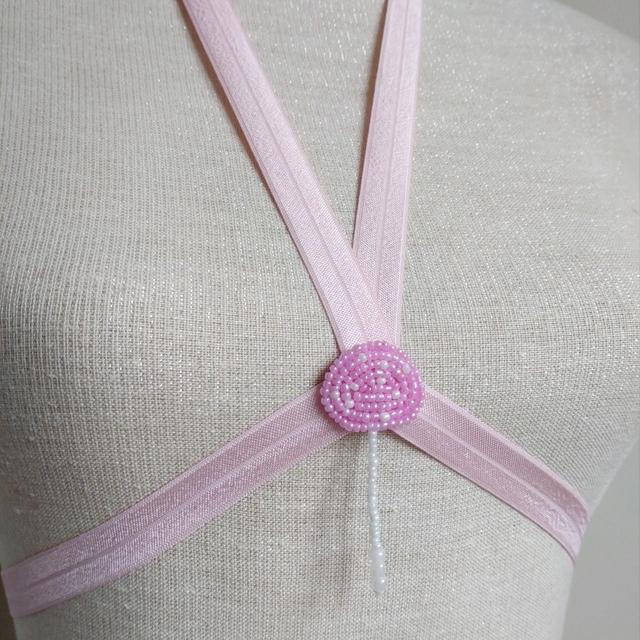 Women's Body jewellery - White/Pink on Productcaster.