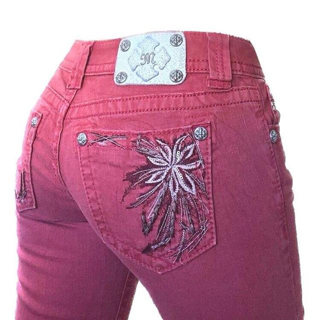 Miss Me Women's Jeans - Red - 28" on Productcaster.