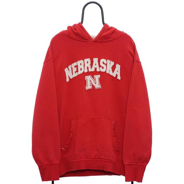 American Vintage Men's Hoodie - Red - XL on Productcaster.