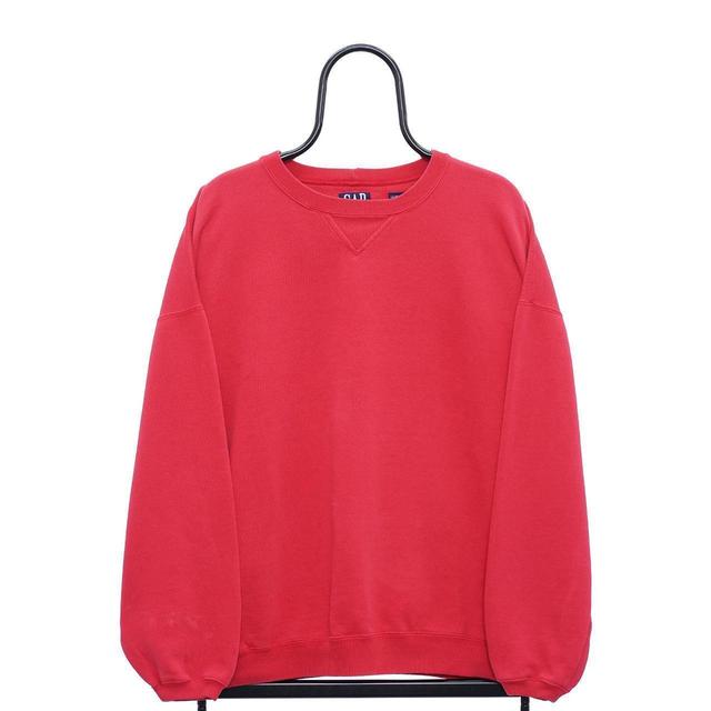 Gap Men's Sweatshirt - Red - L on Productcaster.