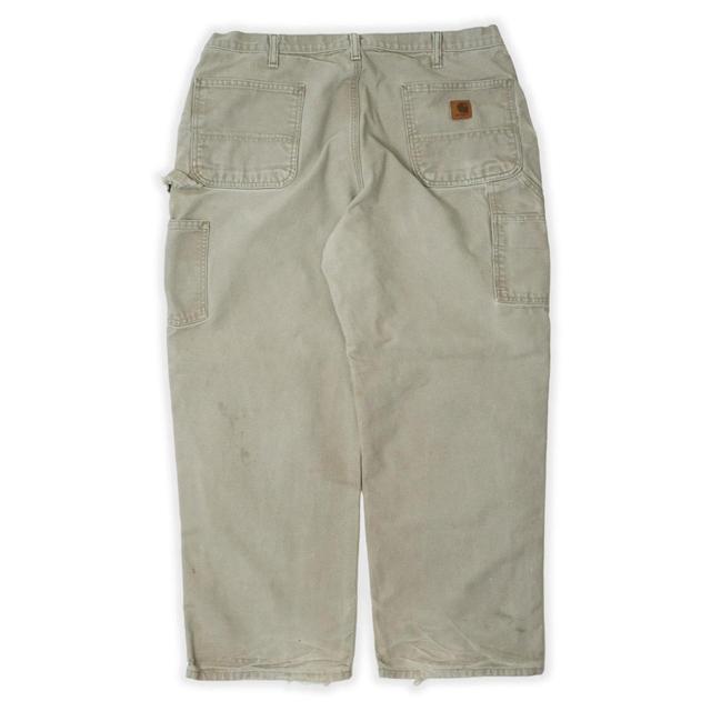 Carhartt WIP Men's Trousers - Khaki/Green - 38" on Productcaster.