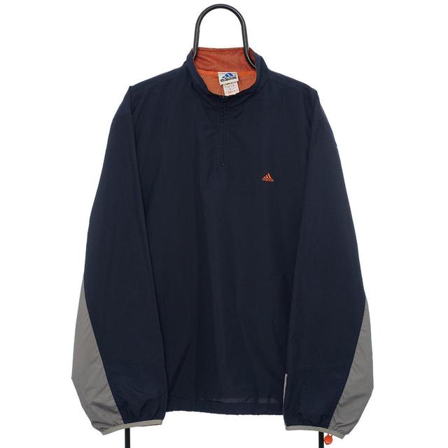 Adidas Men's Work Jacket - Navy/Blue - L on Productcaster.