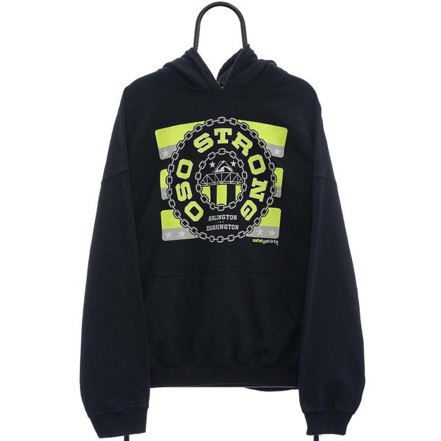 American Vintage Men's Hoodie - Navy - XXL on Productcaster.