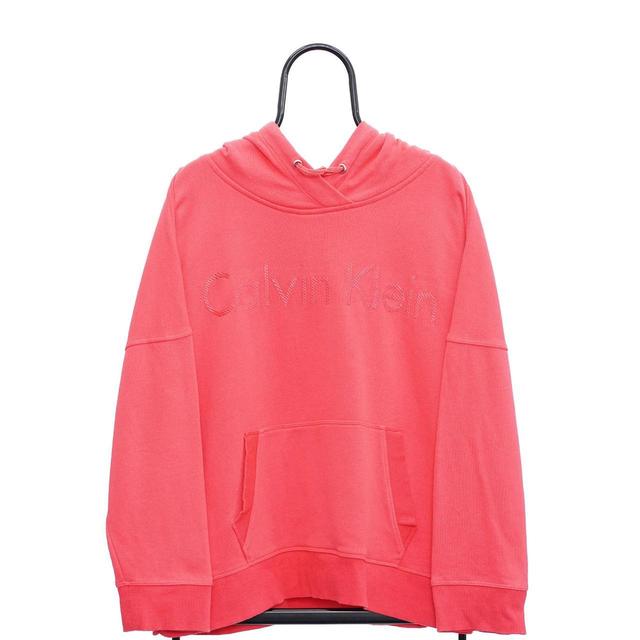 Calvin Klein Men's Hoodie - Pink - XXL on Productcaster.