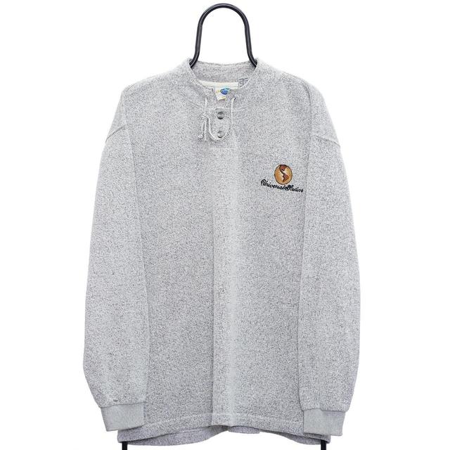 American Vintage Men's Sweatshirt - Grey - XL on Productcaster.