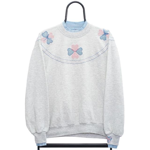 American Vintage Women's Sweatshirt - Grey - M on Productcaster.