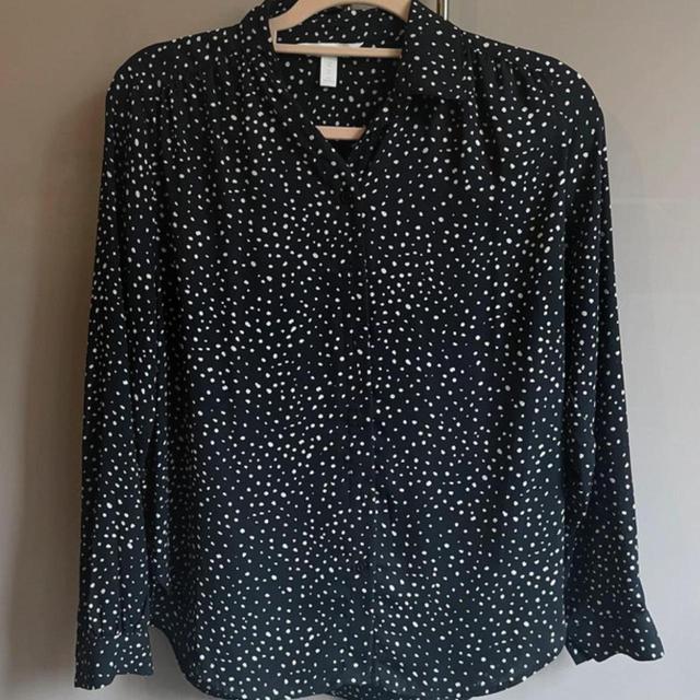 Zara Women's Shirt - Black/White - XS on Productcaster.