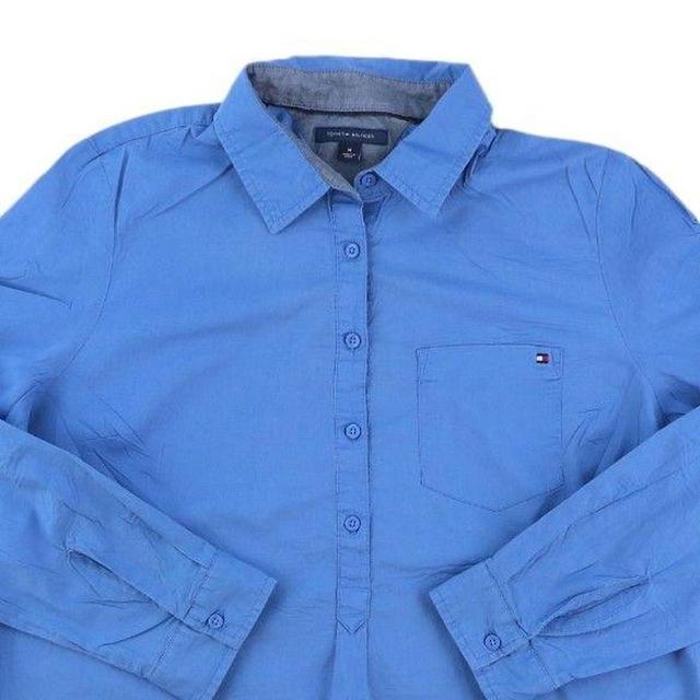 Tommy Hilfiger Men's Shirt - Blue - M on Productcaster.