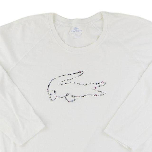 Lacoste Women's Jumper - White - XS on Productcaster.