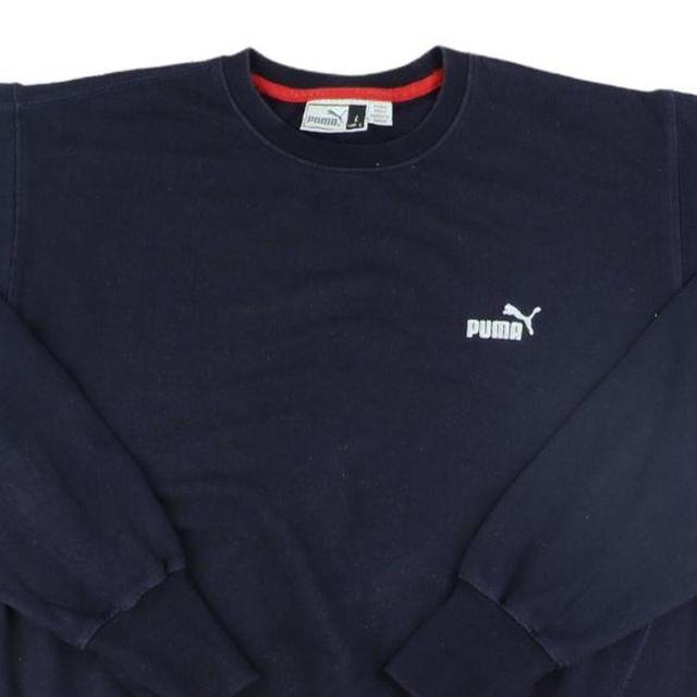 Puma Men's Sweatshirt - Navy - L on Productcaster.