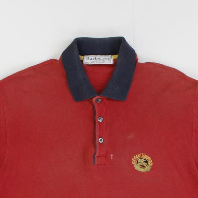 Burberry Men's Polo shirt - Red - M on Productcaster.