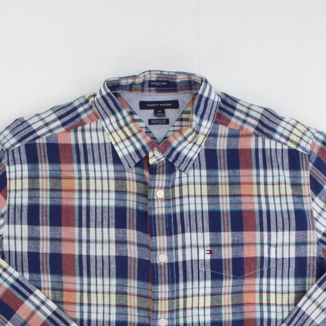 Tommy Hilfiger Men's Shirt - Navy - L on Productcaster.