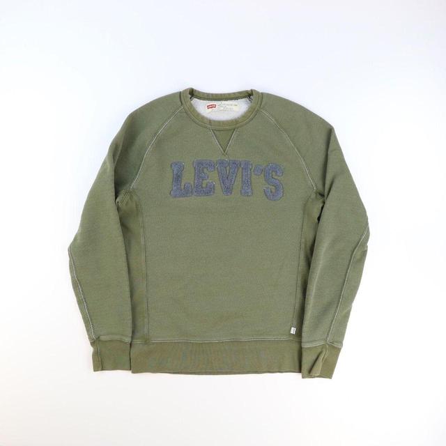 Levi's Men's Sweatshirt - Green - S on Productcaster.