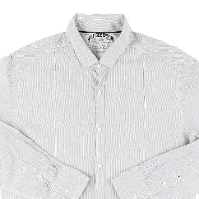 Tommy Hilfiger Men's Shirt - Grey - M on Productcaster.