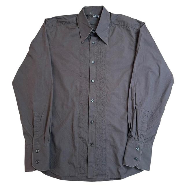 Hugo Boss Men's Shirt - Brown/Black - M on Productcaster.