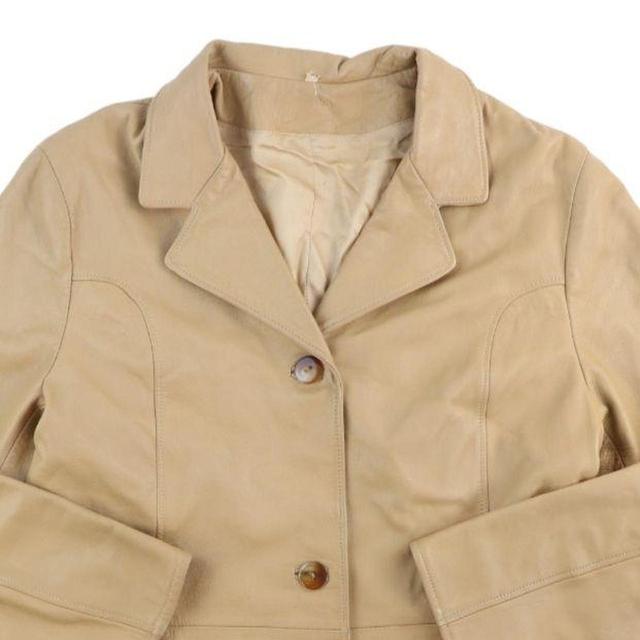 Vintage Women's Jacket - Tan - L on Productcaster.