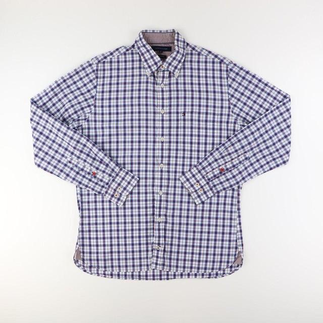 Tommy Hilfiger Men's Shirt - Blue - M on Productcaster.