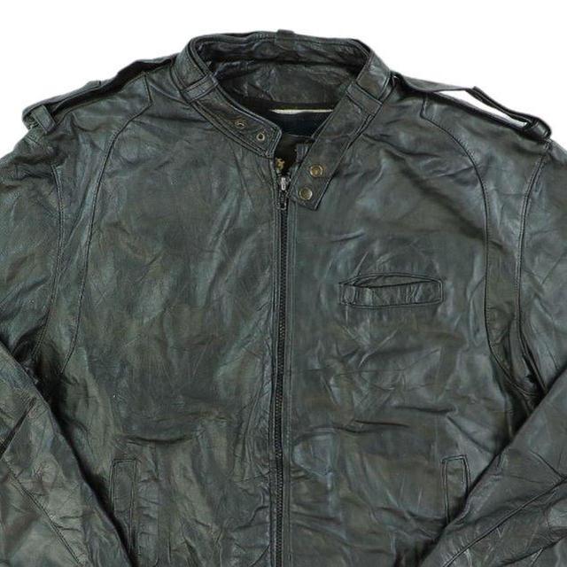 Vintage Men's Jacket - Black - L on Productcaster.