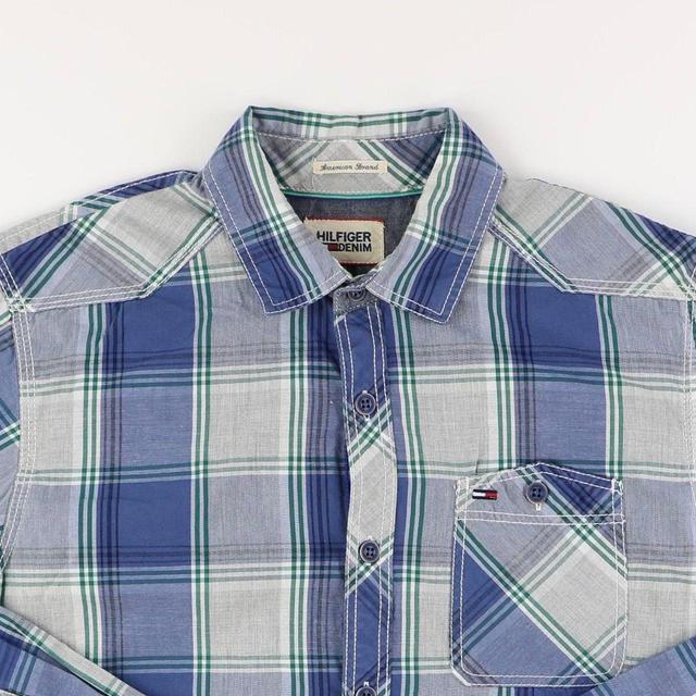 Tommy Hilfiger Men's Shirt - Blue - S on Productcaster.