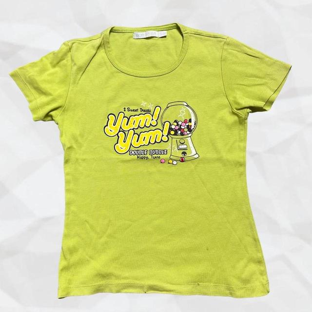 Women's T-shirt - Green/Yellow - S on Productcaster.