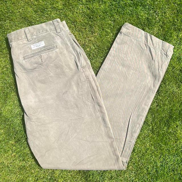 Polo Ralph Lauren Men's Trousers - Grey/Cream - 36" on Productcaster.