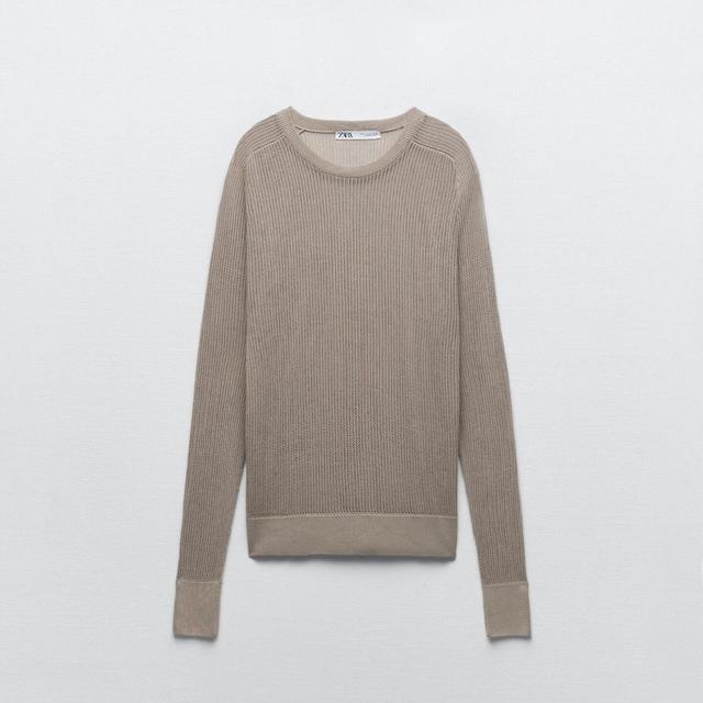 Zara Women's Jumper - Tan/Brown - S on Productcaster.