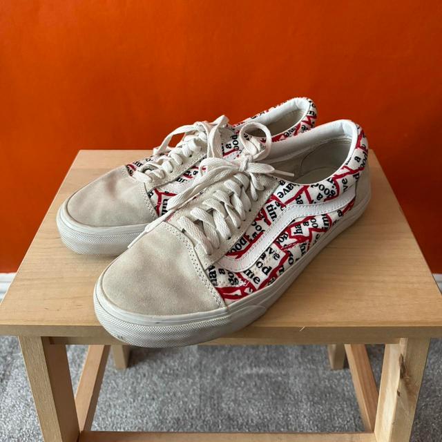 Vans Men's Trainers - Cream/Multi - UK 8 on Productcaster.