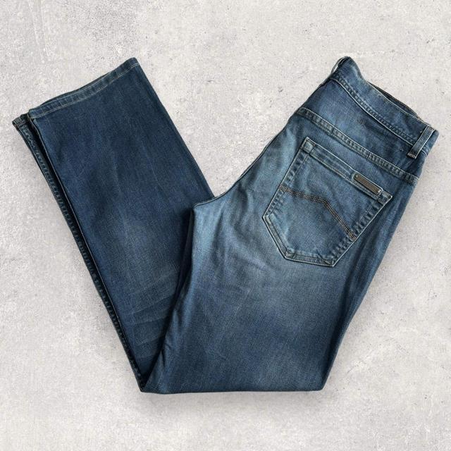 Armani Exchange Men's Straight leg Jeans - Blue - 32" on Productcaster.