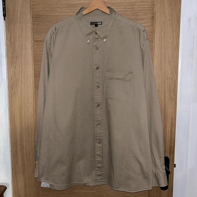 George Men's Shirt - Cream/White - L on Productcaster.