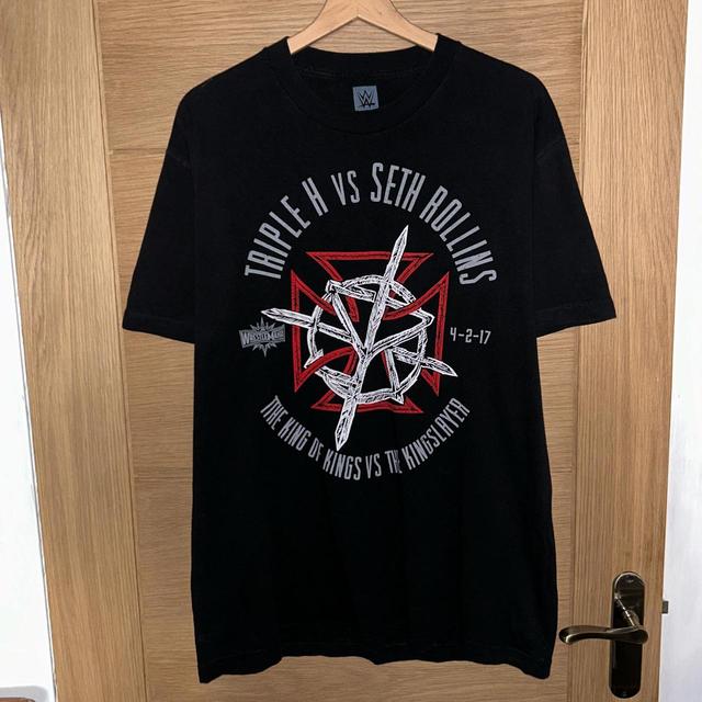 Vintage Men's T-shirt - Black/Red - L on Productcaster.