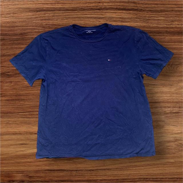 Tommy Hilfiger Men's T-shirt - Navy - XXL on Productcaster.