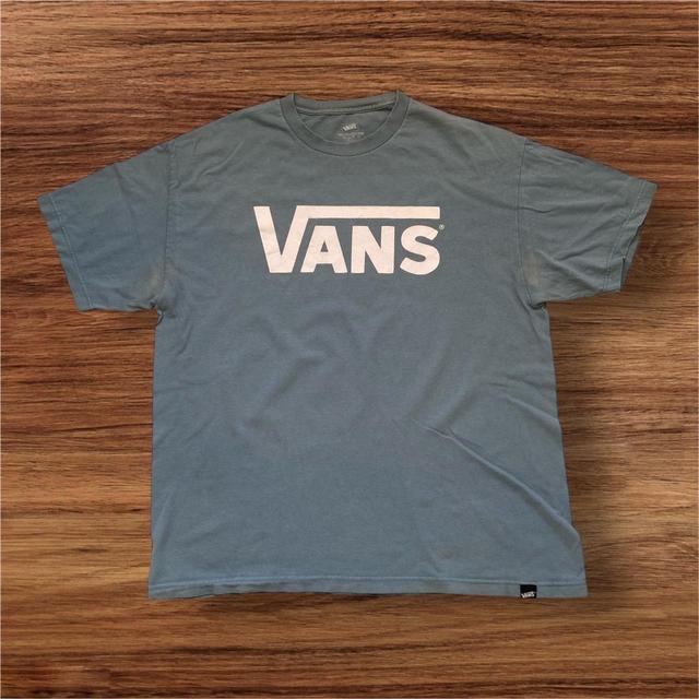 Vans Men's T-shirt - Blue - L on Productcaster.