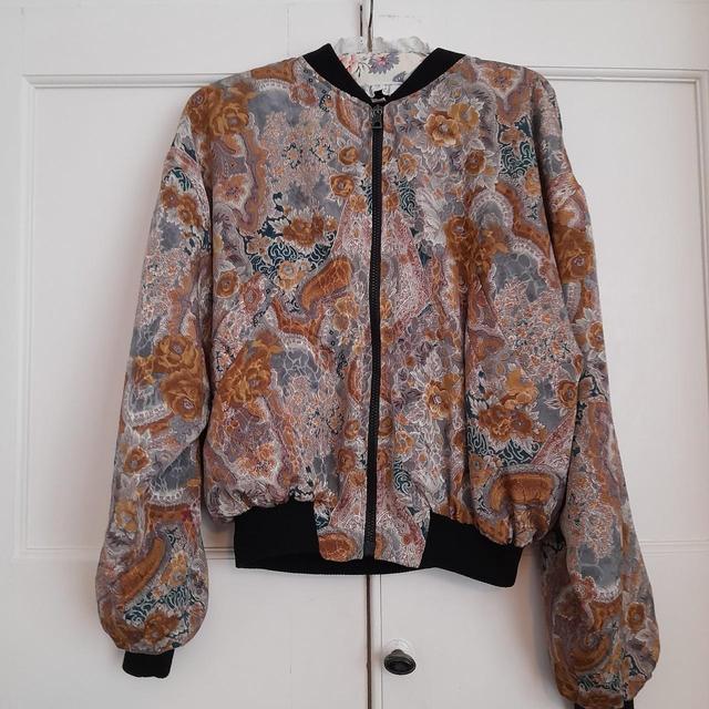 Vintage Women's Bomber Jacket - Brown - M on Productcaster.