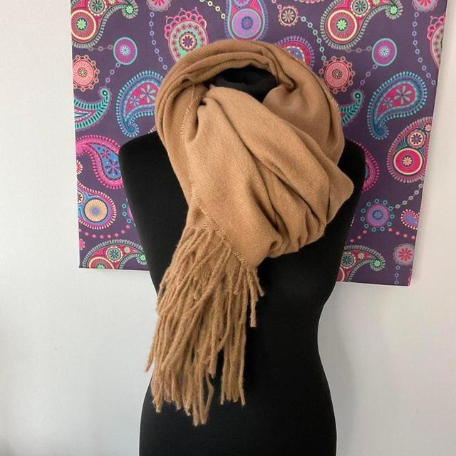 Deadstock Women's Scarf - Tan on Productcaster.