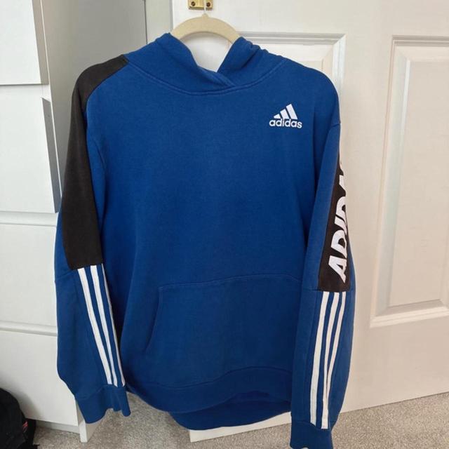 Adidas Women's Hoodie - Blue - 8 on Productcaster.