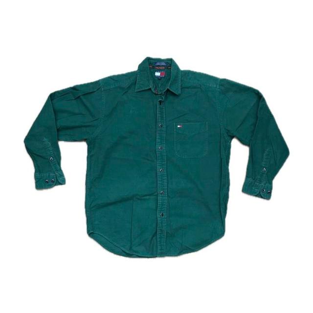 Tommy Hilfiger Women's Shirt - Green - S on Productcaster.